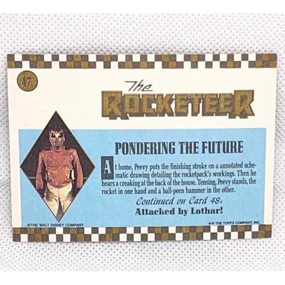 The Rocketeer Vintage Trading Card Bundle - The Great Car Chase, The Big Bang, S - Picture 9 of 16